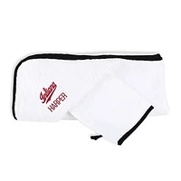 Infant Chad & Jake White Indiana Hoosiers Personalized Hooded Towel & Mitt Set