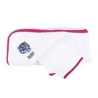 Infant Chad & Jake White Memphis Tigers Personalized Hooded Towel & Mitt Set