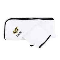 Infant Chad & Jake White Wichita State Shockers Personalized Hooded Towel & Mitt Set