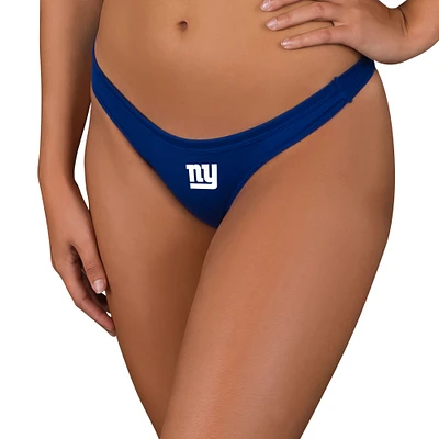 Women's Concepts Sport Royal New York Giants Marathon Knit Thong