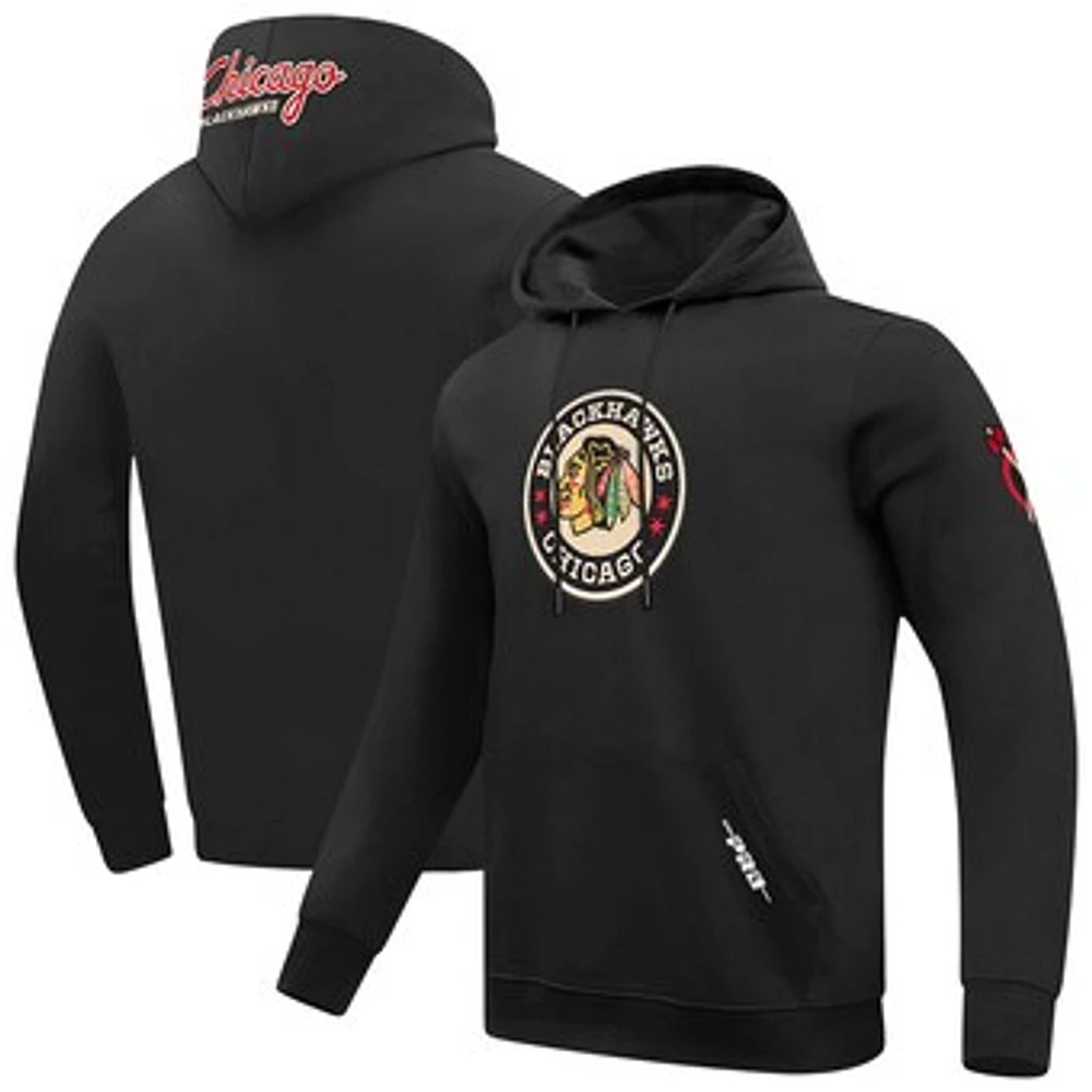 Men's Pro Standard  Black Chicago Blackhawks 2025 NHL Winter Classic Fleece Pullover Hoodie