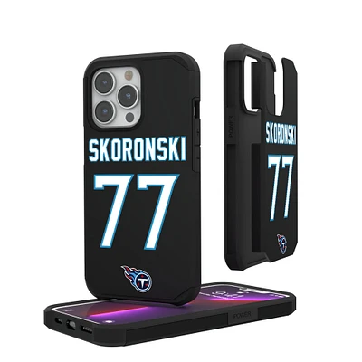 Keyscaper Peter Skoronski Tennessee Titans iPhone Rugged Case
