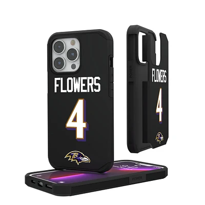 Keyscaper Zay Flowers Baltimore Ravens iPhone Rugged Case