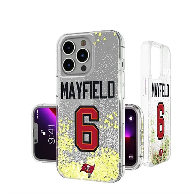 Keyscaper Baker Mayfield Tampa Bay Buccaneers iPhone Glitter Phone Case