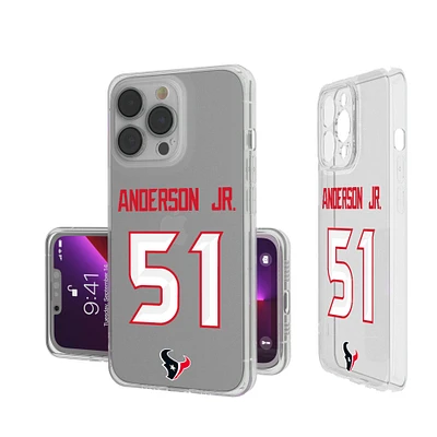 Keyscaper Will Anderson Jr. Houston Texans iPhone Clear Case