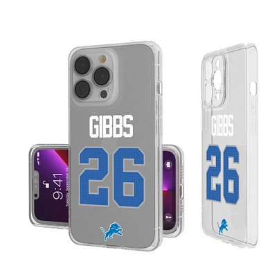 Keyscaper Jahmyr Gibbs Detroit Lions iPhone Clear Case