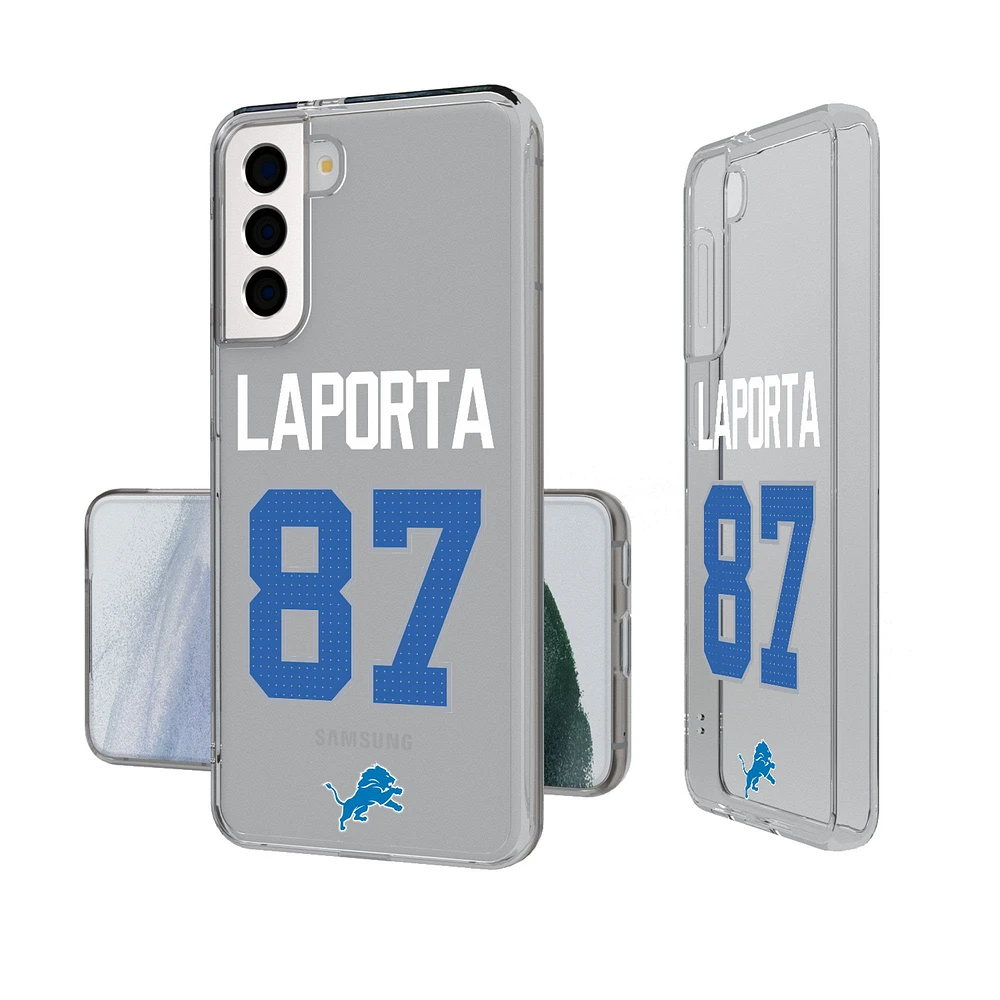 Keyscaper Sam LaPorta Detroit Lions Galaxy Clear Case