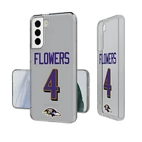 Keyscaper Zay Flowers Baltimore Ravens Galaxy Clear Case