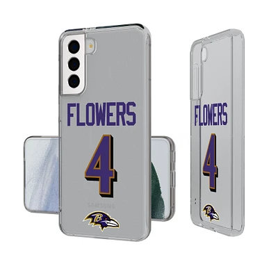 Keyscaper Zay Flowers Baltimore Ravens Galaxy Clear Case