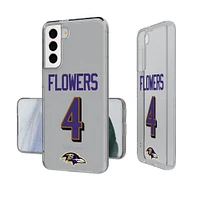 Keyscaper Zay Flowers Baltimore Ravens Galaxy Clear Case