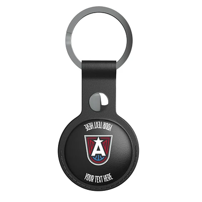 Keyscaper Black Atlanta Dream Personalized AirTag Holder