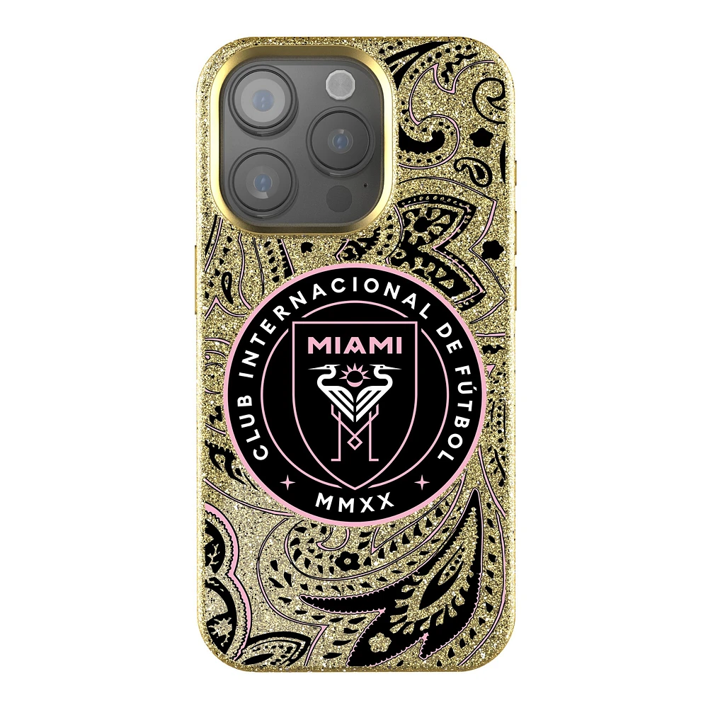 Keyscaper Gold Inter Miami CF iPhone Bling Case