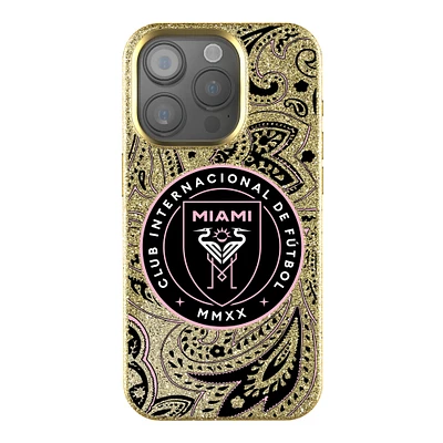 Keyscaper  Gold Inter Miami CF iPhone Bling Case