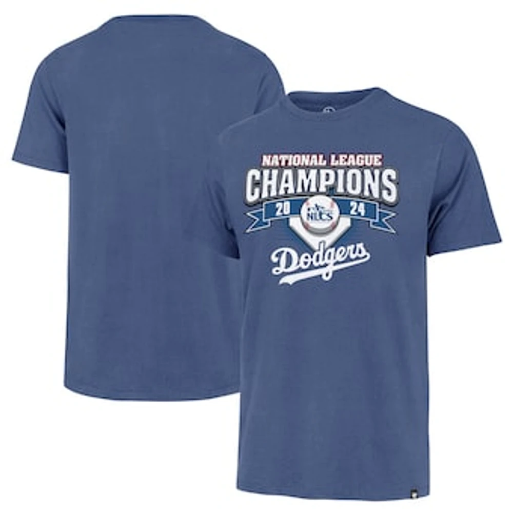 Men's '47 Royal Los Angeles Dodgers 2024 National League Champions Franklin T-Shirt