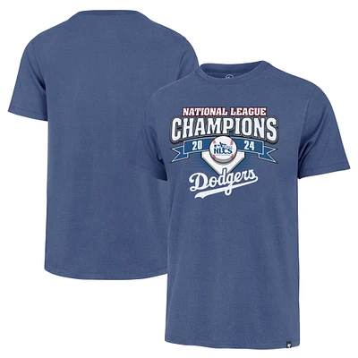 Men's '47 Royal Los Angeles Dodgers 2024 National League Champions Franklin T-Shirt