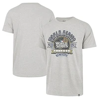 Men's '47 Gray New York Yankees 2024 World Series Franklin T-Shirt