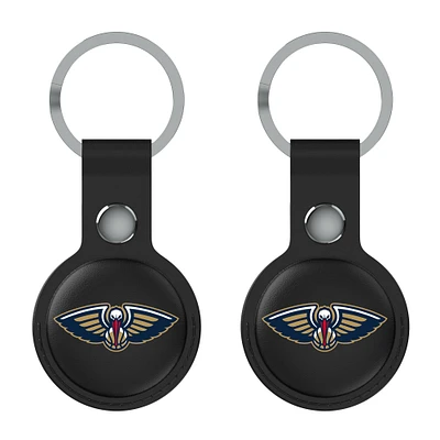 Keyscaper  Black New Orleans Pelicans Two-Pack AirTag Holders