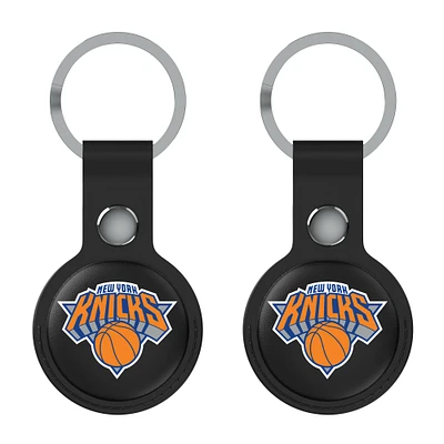 Keyscaper  Black New York Knicks Two-Pack AirTag Holders