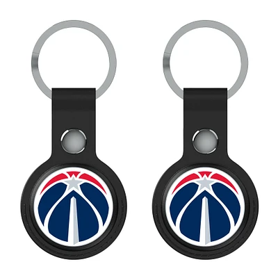 Keyscaper  Black Washington Wizards Two-Pack AirTag Holders