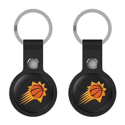 Keyscaper  Black Phoenix Suns Two-Pack AirTag Holders