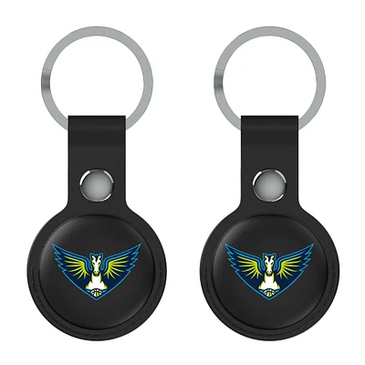 Keyscaper  Black Dallas Wings Two-Pack AirTag Holders