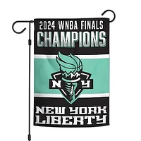 WinCraft  New York Liberty 2024 WNBA Finals Champions Two-Sided 12'' x 18'' Garden Flag