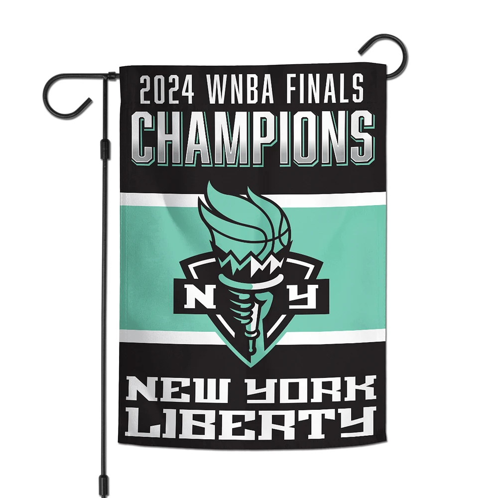 WinCraft  New York Liberty 2024 WNBA Finals Champions Two-Sided 12'' x 18'' Garden Flag