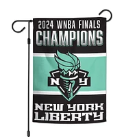 WinCraft  New York Liberty 2024 WNBA Finals Champions Two-Sided 12'' x 18'' Garden Flag