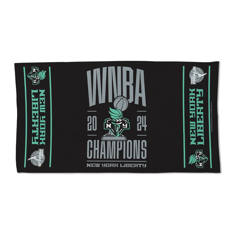 WinCraft  New York Liberty 2024 WNBA Finals Champions Locker Room 22'' x 42'' Two-Sided On Court Towel