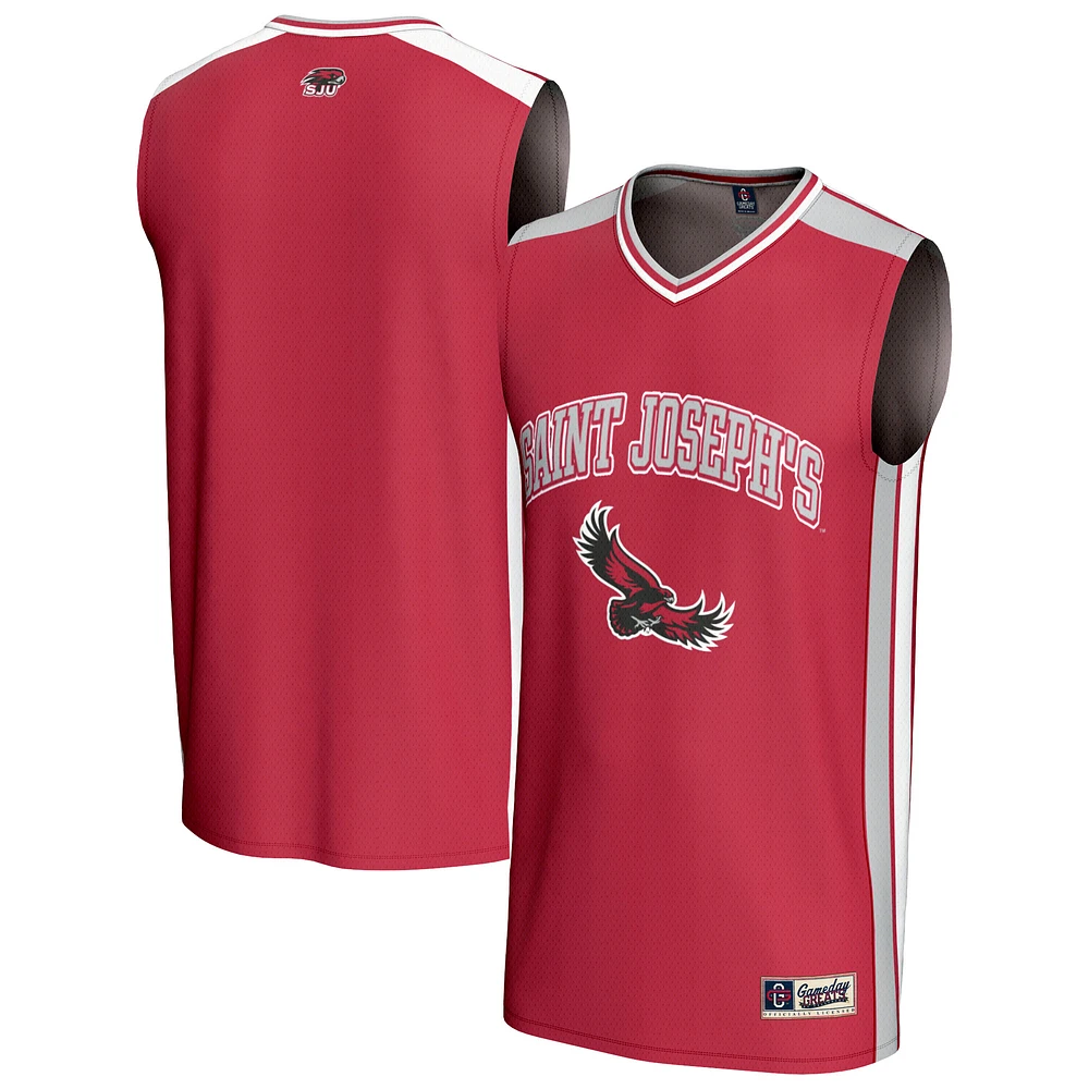 Youth GameDay Greats  Crimson Saint Joseph's Hawks Basketball Jersey