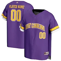 Unisex GameDay Greats  Purple ECU Pirates NIL Pick-A-Player Lightweight Baseball Jersey