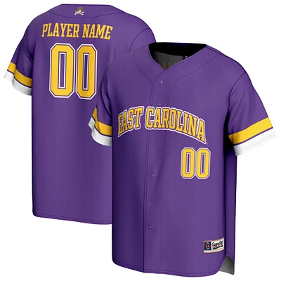 Unisex GameDay Greats  Purple ECU Pirates NIL Pick-A-Player Lightweight Baseball Jersey
