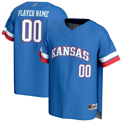 Unisex GameDay Greats  Royal Kansas Jayhawks NIL Pick-A-Player Lightweight Baseball Jersey