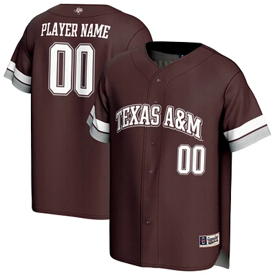 Unisex GameDay Greats  Maroon Texas A&M Aggies NIL Pick-A-Player Lightweight Baseball Jersey