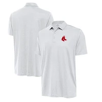 Men's Antigua  Pewter Boston Red Sox Eclipse Polo