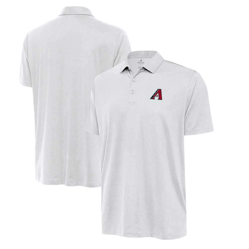 Men's Antigua White Arizona Diamondbacks Eclipse Polo