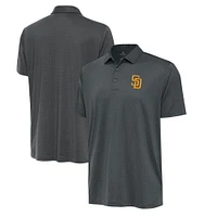 Men's Antigua  Pewter San Diego Padres Eclipse Polo