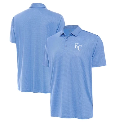 Men's Antigua  Powder Blue Kansas City Royals Eclipse Polo