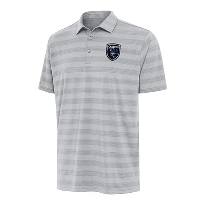 Men's Antigua San Jose Earthquakes Tunnel Polo