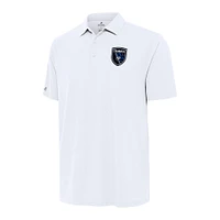 Men's Antigua White San Jose Earthquakes Era Polo