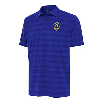 Men's Antigua Royal LA Galaxy Big & Tall Tunnel Polo