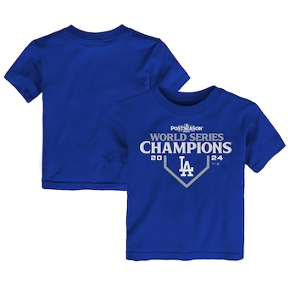 Toddler Fanatics Royal Los Angeles Dodgers 2024 World Series Champions Official T-Shirt