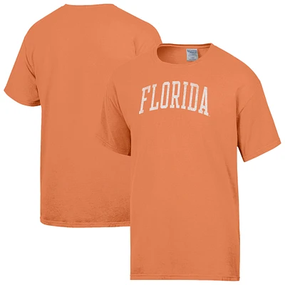 Men's ComfortWash  Orange Florida Gators Distressed Arch T-Shirt
