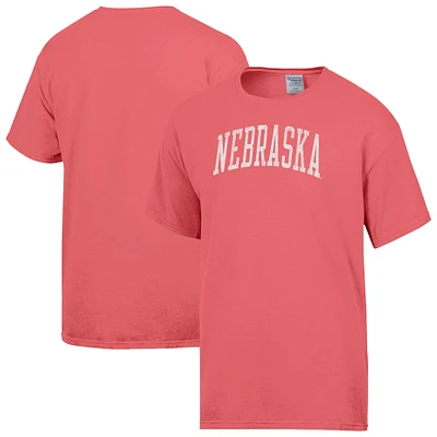 Men's ComfortWash Nebraska Huskers Distressed Arch T-Shirt