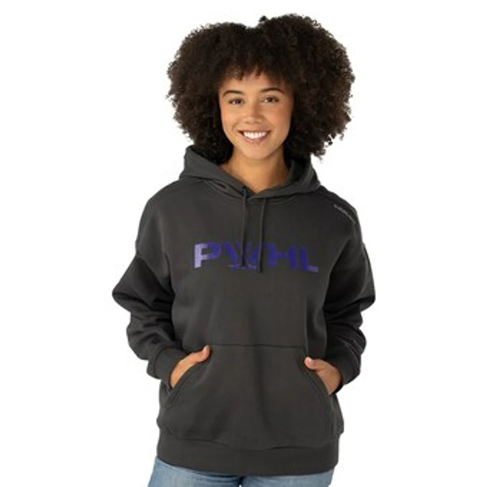 Women's  Black PWHL Ultimate Pullover Hoodie