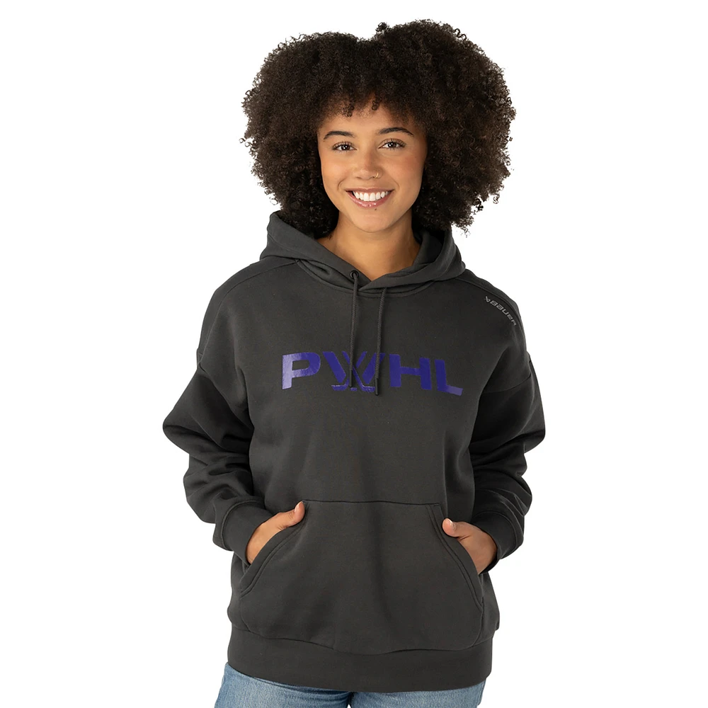 Women's  Black PWHL Ultimate Pullover Hoodie