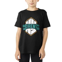 Youth Black New York Sirens Graphic T-Shirt