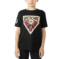 Youth Black Montreal Victoire Graphic T-Shirt