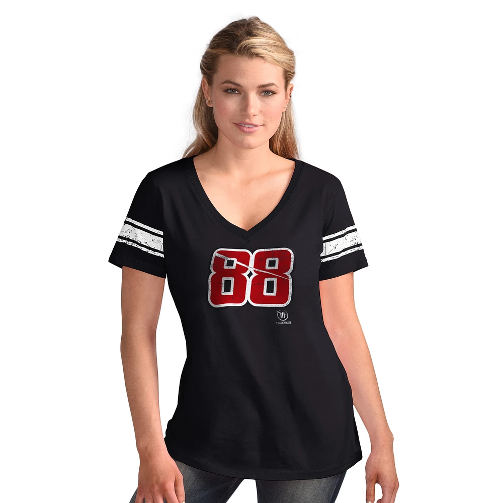 Women's G-III 4Her by Carl Banks Black Shane van Gisbergen  First Pick V-Neck T-Shirt