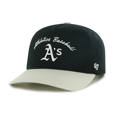 Men's '47 Black Athletics Stable Hitch Adjustable Hat